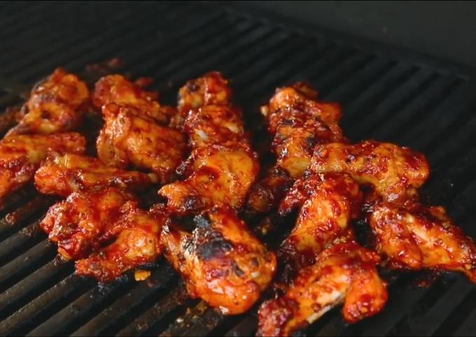 Standar Cara gampang memasak Korean Spicy BBQ Chicken Wings dijamin sesuai selera