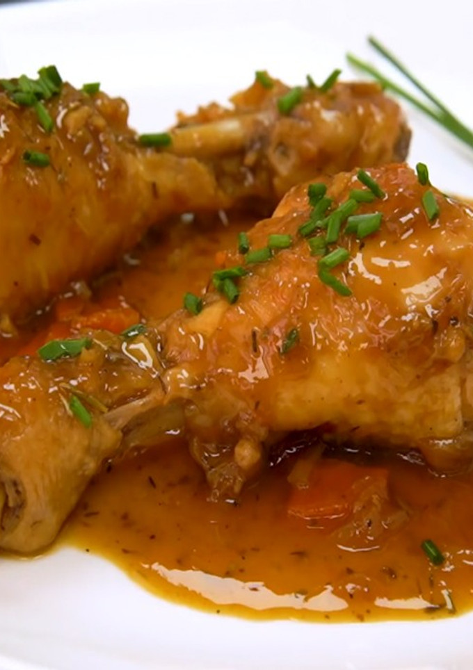 Una foto de Muslitos de pollo a la cerveza