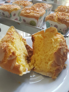 Foto resep Bolu Hongkong Keju Almond