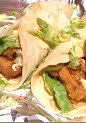 A picture of Chicken Tortilla Wraps.