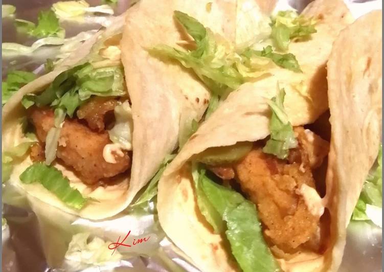 How to Make Super Quick Homemade Chicken Tortilla Wraps | Simple Recipe For Kids