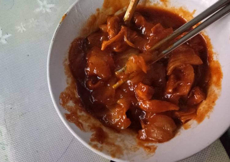 Resep Seblak rasa bumbu korea yang enak