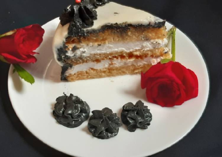 Easiest Way to Prepare Delicious Black n white chocolate cake