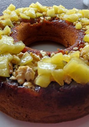 Una foto de Torta de manzana con zanahoria y nueces 🇦🇷