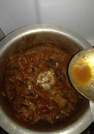 A picture of Beef fry/wet fry.