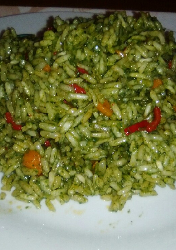 Una foto de Arroz verde