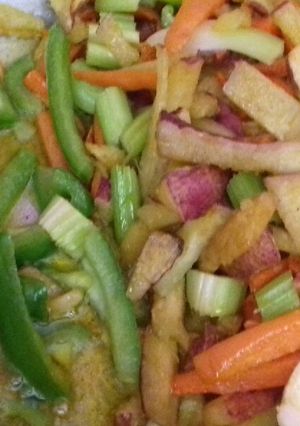 Una foto de Arroz con verdura