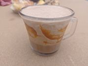 Una foto de café batido