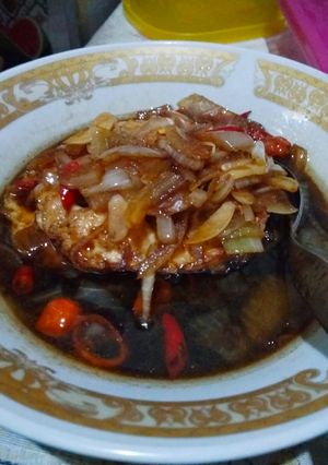 Foto resep Telur ceplok saus tiram