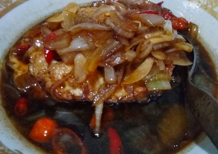 Cara Gampang Membuat Telur ceplok saus tiram Anti Gagal