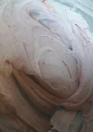 Una foto de Crema de frutilla