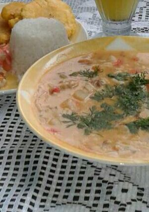 Una foto de Cazuela de mariscos