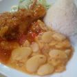 Pollo a la chiclayana con pallares