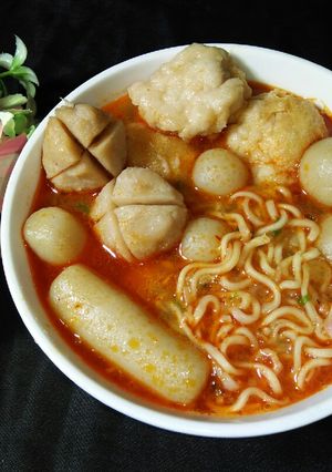 Foto resep Resep kuah bakso aci/cilok kuah segar 😊