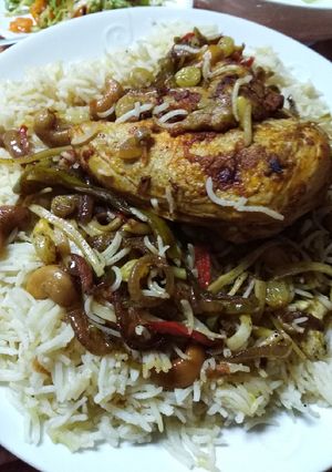 صورة لوصفة رز عزايم بالدجاج