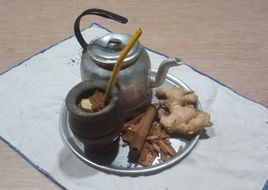 Canela jengibre y yerba mate