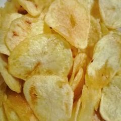 A picture of Home made crisps.