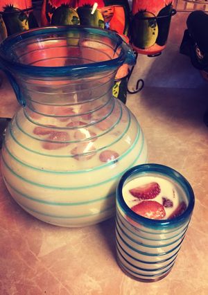 Una foto de Agua de horchata 🍓