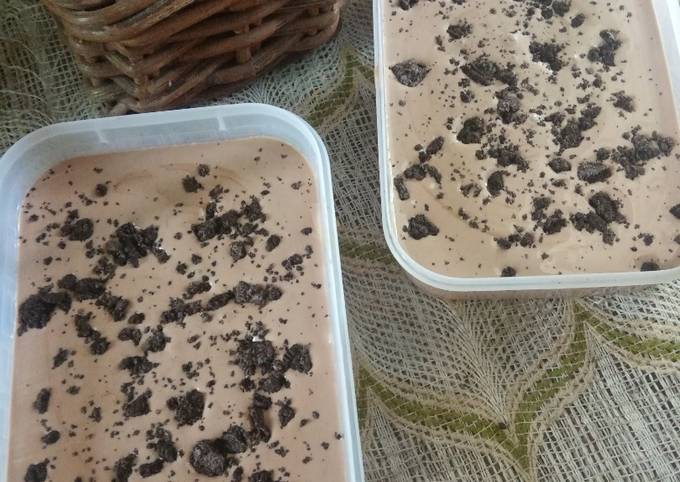 Yuk intip, Resep buat Ice cream cokelat no mixer  sempurna