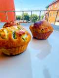 Muffin proteico alle zucchine