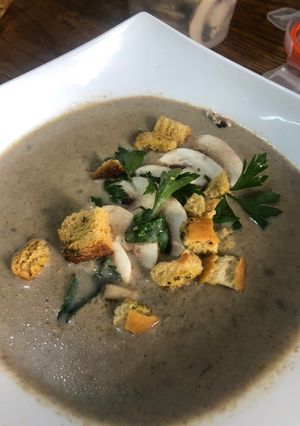 Una foto de Crema de Champiñones a la Sonorense