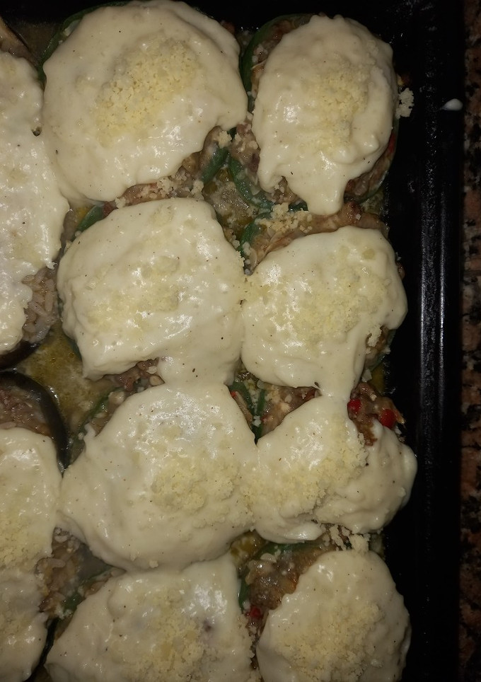 Una foto de Zapallitos rellenos