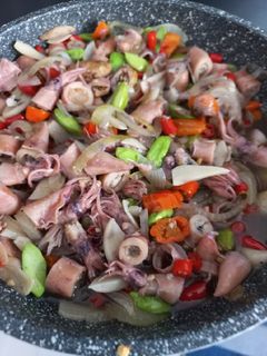 Foto resep Oseng Cumi Pete