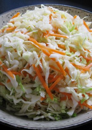 A picture of No-Mayonnaise Coleslaw.