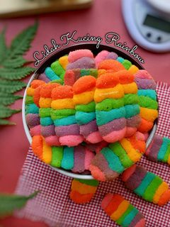 Foto resep Lidah Kucing Rainbow