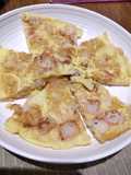 Shrimp and Crab Stick Omellete