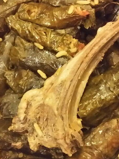 A picture of Stuffed Grape leaves.
