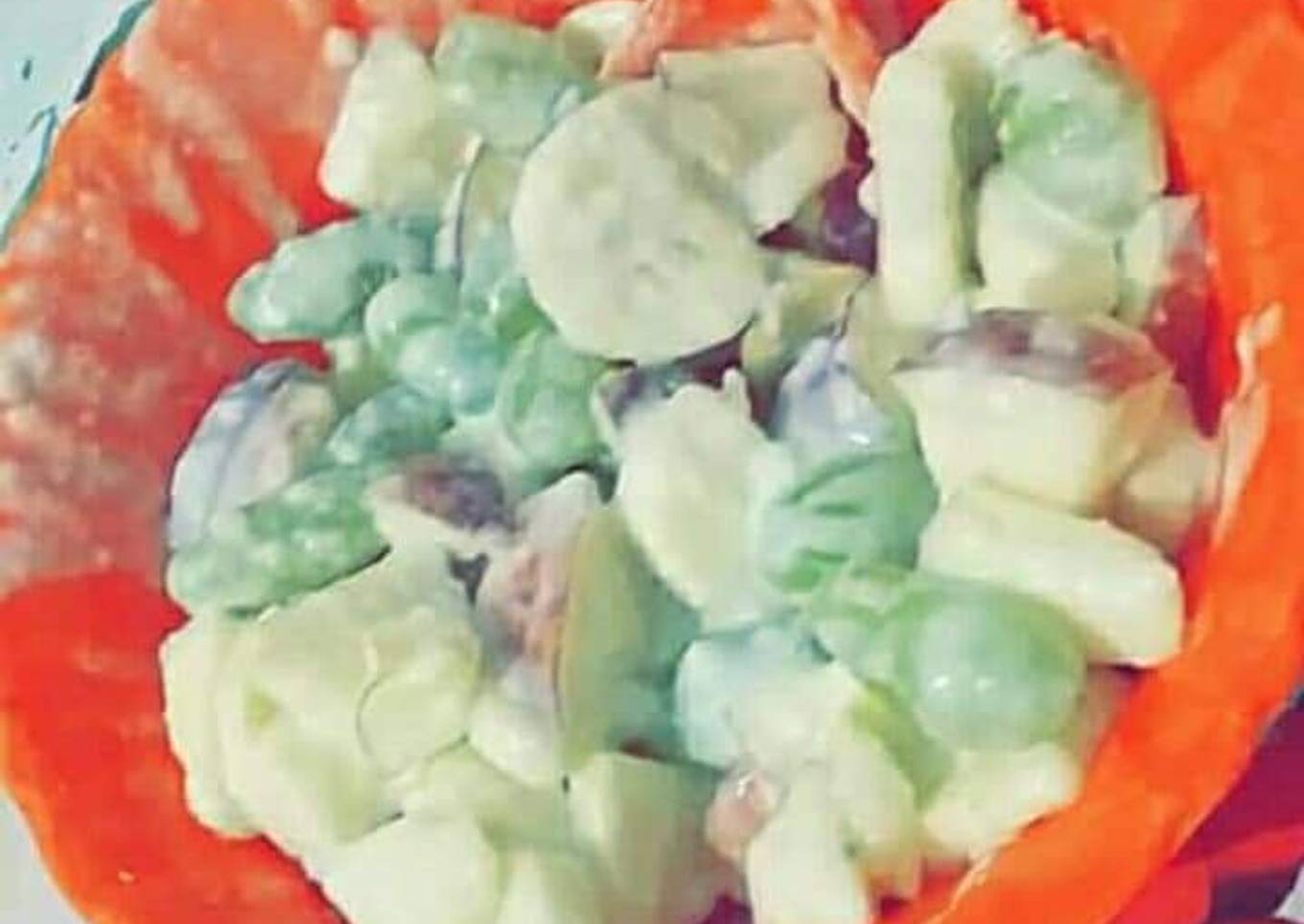 Fruit mayonese salad