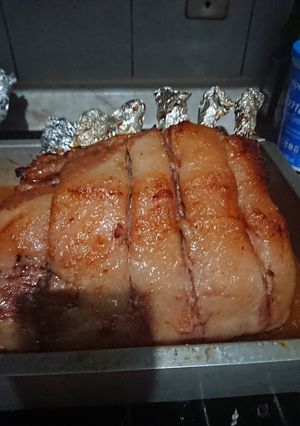 Una foto de Costilla navideñas