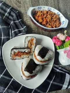 Foto resep 122. Onigiri Isi Sambal Tempe Kencur