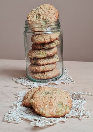 Una foto de Galletas de avena y kiwi 🥝