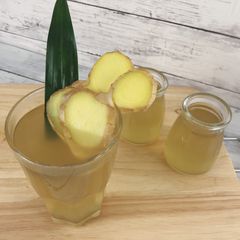 A picture of Thai Welcome Drink "Ginger Juice Recipe" •ThaiChef Food.