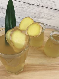 A picture of Thai Welcome Drink "Ginger Juice Recipe" •ThaiChef Food.