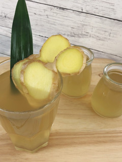 A picture of Thai Welcome Drink "Ginger Juice Recipe" •ThaiChef Food.