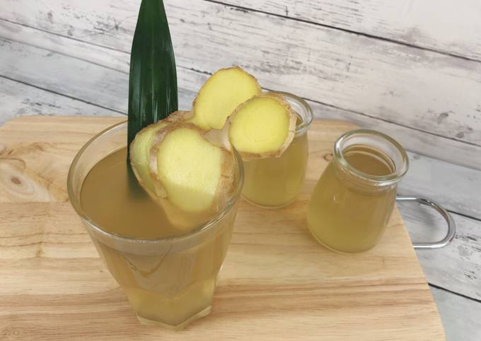 Thai Welcome Drink "Ginger Juice Recipe" •ThaiChef Food