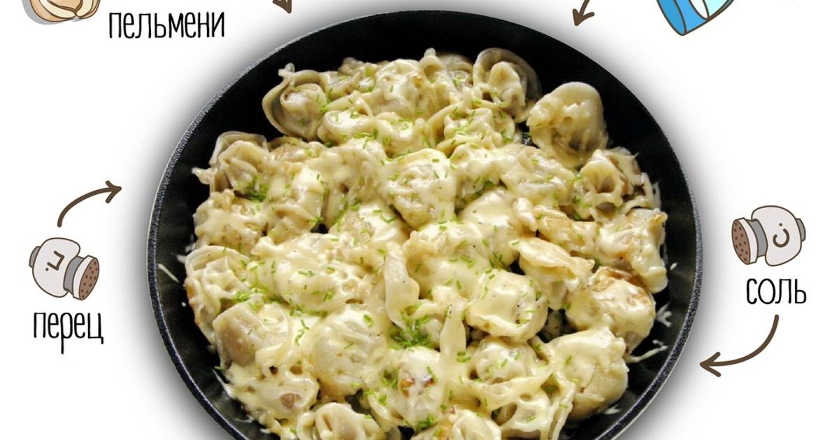 Жареные Пельмени На Сковороде Фото