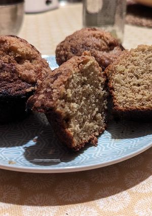 Foto principal de Muffins de plátano y mantequilla tostada