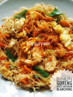 Foto resep Bihun Goreng Plus Sayuran Blanching