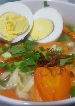 Foto resep Mie Kuah Sehat Praktis