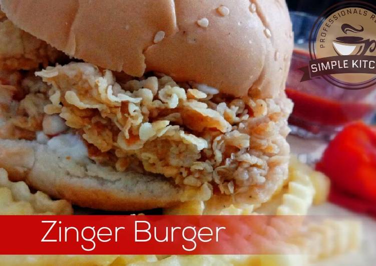 Easiest Way to Make Recipe of Zinger burger