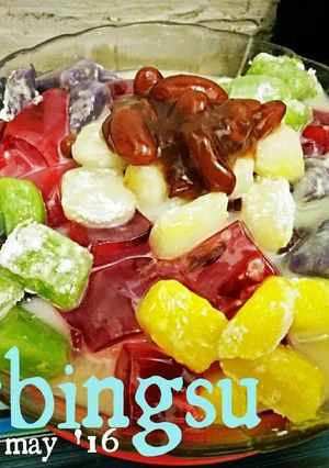 Foto resep Patbingsu / Shaved Ice with Red Bean and Rice Cake (Korean Dessert) a.k.a Es Serut Khas Korea ❄ Yummy and Fresh!!!