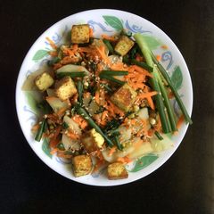 A picture of Asian Style Salad With Tofu.