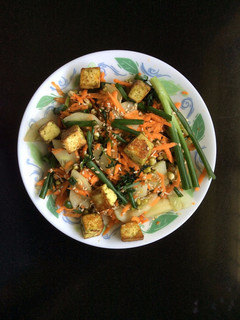 A picture of Asian Style Salad With Tofu.