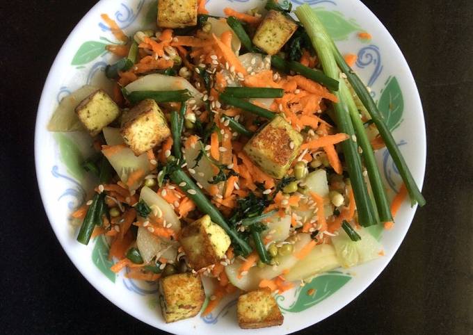 Simple Way to Make Mario Batali Asian Style Salad With Tofu