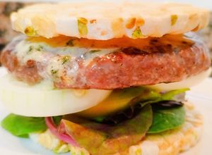 Una foto de Hamburguesa fit - Angus y queso azul