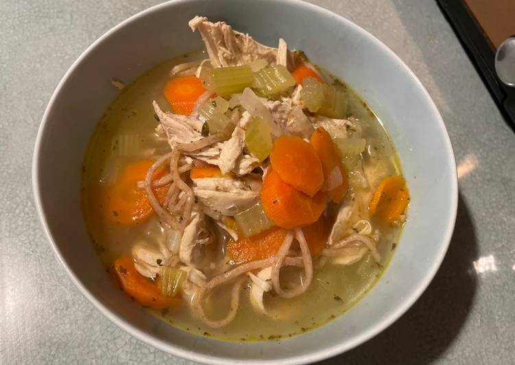 Step-by-Step Guide to Prepare Homemade Chicken Noodle Soup